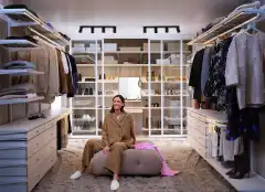 Zabudowa garderoby w kolekcji Decor+ System Elfa